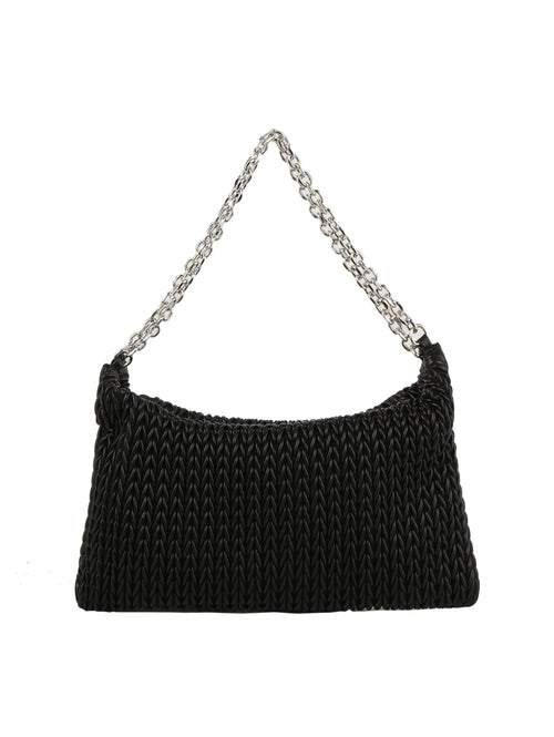 Woven Chain Hobo Bag