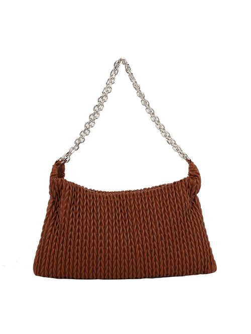 Woven Chain Hobo Bag
