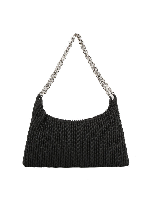 Woven Chain Hobo Bag