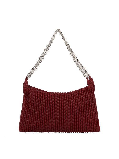 Woven Chain Hobo Bag